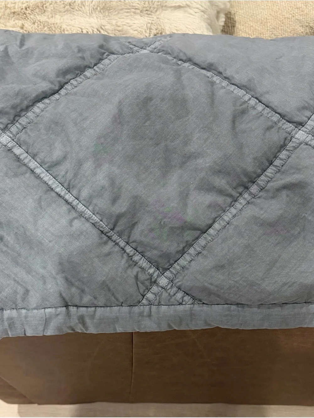 Pottery Barn Teen gray twin XL comforter